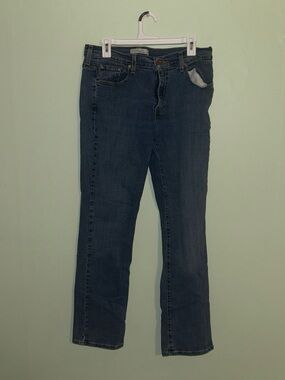 Levi's Dark Blue Straight-Leg Women's Jeans
